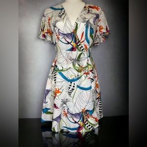 Women’s Legato Blue Blush Floral Dress.